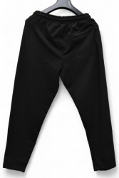 Спортивні штани чоловічі БАТАЛ (чорний) оптом  