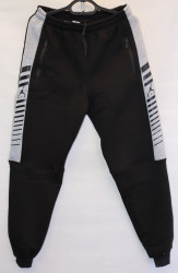 Спортивные штаны мужские на флисе (dark blue) оптом 32974018 06-38