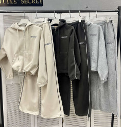 Спортивные костюмы женские (графит) оптом 86351974 M8925-7