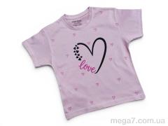 Футболка, Kids-modnik оптом 2615 темно-рожевий