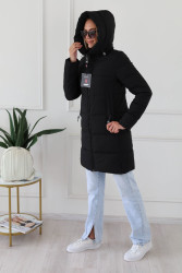 Куртки зимние женские (черный) оптом Китай 16357208 805-15