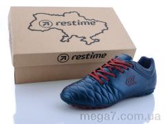 Футбольная обувь, Restime оптом DWB20810-1 navy-d.red