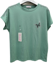 Футболки женские БАТАЛ оптом 16734258 7706-97