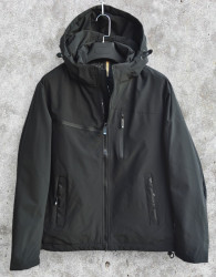Куртки демисезонные мужские PANDA (черный) оптом 46825710 L62328-1-30