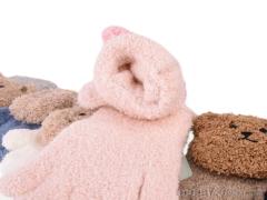 Перчатки, Королева оптом 5205-1 (тедди) mix