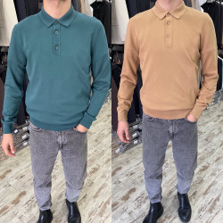 Свитера мужские (бежевый) оптом 68592431 0101-109