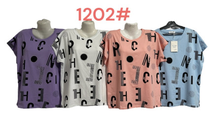 Футболки жіночі БАТАЛ оптом 