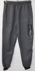 Спортивные штаны юниор на флисе (gray) оптом 12058374 03-11