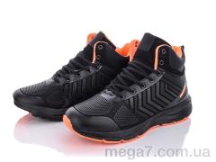 Ботинки, Ok Shoes оптом 1037 black-orange