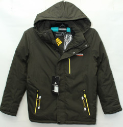 Куртки зимние мужские (хаки) оптом 03576491 Y-9-7