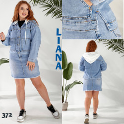 Куртки джинсовые женские оптом 02678914 343-6