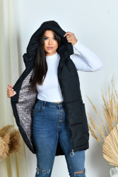 Жилетки жіночі БАТАЛ (black) оптом ARIADNA 