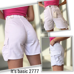 Шорты джинсовые женские ITS BASIC оптом 87029415 2777-22