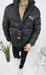 Куртки зимние мужские на меху (черный) оптом Китай 37096824 02-7
