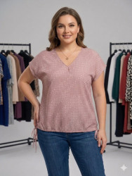 Блузки женские БАТАЛ оптом 05843129 589-1-126