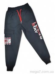 Спортивные брюки, Kids-modnik оптом 5084-1 чорний Stay