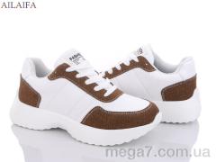 Кроссовки, Ailaifa оптом A2361 khaki піна