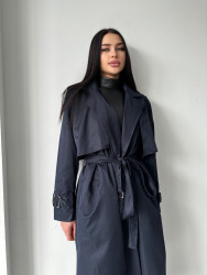Пальто жіночі (dark blue) оптом 