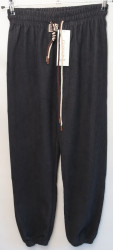 Спортивные штаны женские CLOVER на меху (gray) оптом 70539426 B662-49