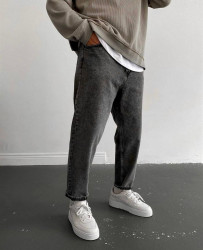 Джинси чоловічі I8DENIM оптом THREE BLACK  