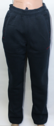 Спортивные штаны мужские на флисе (темно-синий) оптом Турция 29163085 04-15
