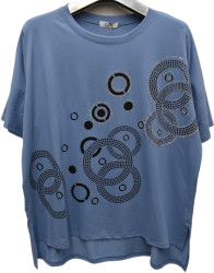 Футболки женские БАТАЛ оптом 43678912 781-26