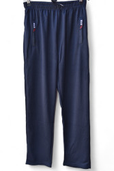 Спортивные штаны мужские БАТАЛ (темно-синий) оптом 49802635 02-12