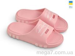 Шлепки, Rai shoes оптом ДС71 персик