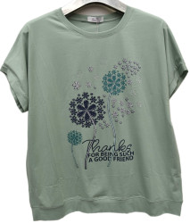 Футболки женские БАТАЛ оптом 07819634 714-96