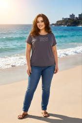 Футболки женские БАТАЛ оптом 17329560 2507-24