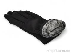 Перчатки, PAIDI оптом 38-6 трикотаж black