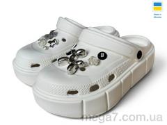 Кроксы, Rai shoes оптом E152-2-6 білий