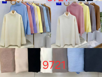 Свитера женские БАТАЛ оптом 73261048 9721-25