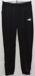 Спортивные штаны женские БАТАЛ (black) оптом 89315672 007-26