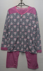 Ночные пижамы женские БАТАЛ оптом 31470586 06-14