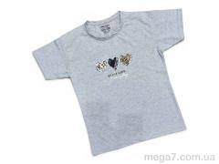 Футболка, Kids-modnik оптом 2607 сірий