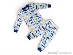 Пижама, Kids-modnik оптом 14450 т.синій з жовтим