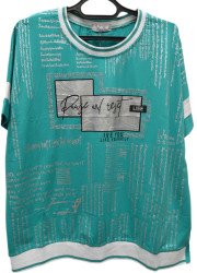 Футболки женские БАТАЛ оптом 52738691 755-118