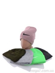 Шапка, STARK оптом Шапка топорик з вишивкою на флісі 001-1 mix