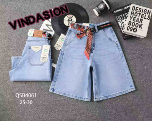 Шорты джинсовые женские оптом 08759132 4061