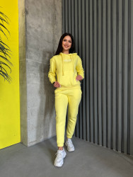 Спортивные костюмы женские на флисе  оптом 46831902 85-13