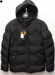 Куртки зимние мужские на меху (черный) оптом 50673129 С21-14