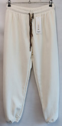 Спортивные штаны женские CLOVER на меху оптом 65407132 B662-48