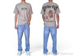 Футболка, I8denim оптом 90584 gri