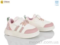 Кроссовки, Clibee оптом LA1159-1 white-pink