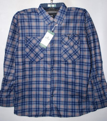 Рубашки мужские HETAI на флисе оптом 79482301 А1632-12