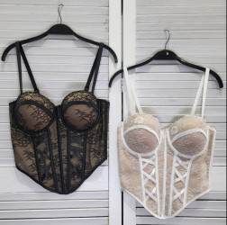 Корсети жіночі (чорний) оптом