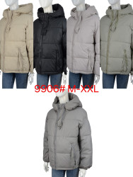 Куртки демисезонные женские (черный) оптом 74609321 9906-9