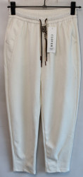 Спортивные штаны женские CLOVER БАТАЛ на меху оптом 29765138 B665-54