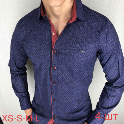 Рубашки юниор (темно-синий) оптом 68419257 05-33